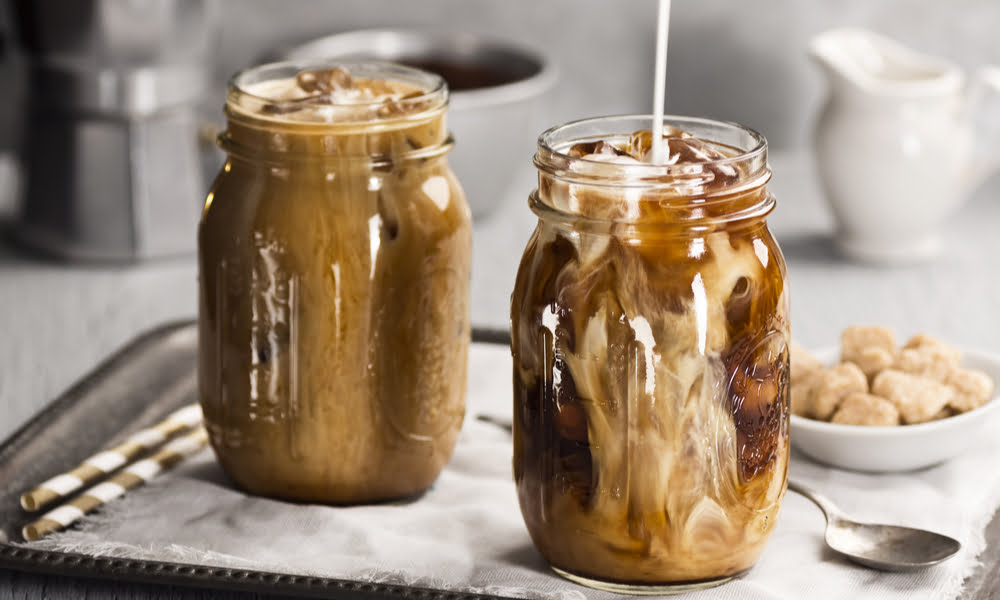 A Cafe-Quality Iced Latte You Can Make At Home